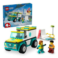 LEGO® City 60403 Sanitka a snowboardista