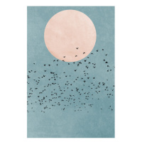 Plakát, Obraz - Kubistika - Fly away, (40 x 60 cm)