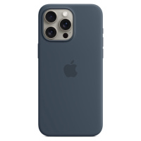 Apple Silikonový kryt s MagSafe pro iPhone 15 Pro Max, bouřkově modrá - MT1P3ZM/A
