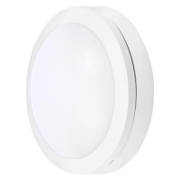 Solight LED venkovní osvětlení SIENA kulaté, bílé, 13W, 910lm, 4000K, IP54, 17cm, NEUTRÁLNÍ +akč