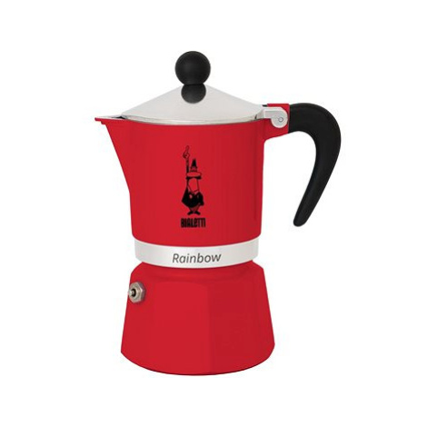 Bialetti Rainbow 3 porce červená