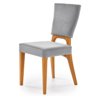Jídelní židle WINONTY dub medový/šedá