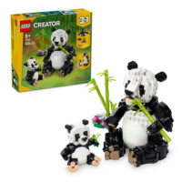 LEGO® Creator 3 v 1 31165 Divoká zvířata: Pandí rodinka