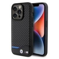 Bmw BMHCP15L22NBCK iPhone 15 Pro 6,1 černá/černá kůže Carbon