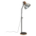 vidaXL Stojací lampa 25 W vintage stříbrná 30 x 30 x 100–150 cm E27