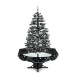 OneConcept Everwhite, vánoční stromeček, 180 cm, simulace sněžení, černý