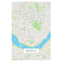 Mapa Soul color, 26.7x40 cm