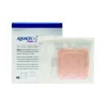 AQUACEL AG FOAM NEADHEZIVNÍ 5X5 CM, PĚNOVÉ KRYTÍ S TECHNOLOGIÍ HYDROFIBER A SE