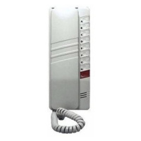 4FP 110 83.201/2 - domácí telefon s tlačítkem na 2. zámek, 2-BUS, bílý