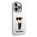 Karl Lagerfeld KLHCP14LHNIKTCT hard silikonové pouzdro iPhone 14 PRO 6.1" transparent Ikonik Kar