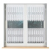 Dekorační metrážová vitrážová záclona IRENA bílá výška 60 cm MyBestHome Cena záclony je uvedena 