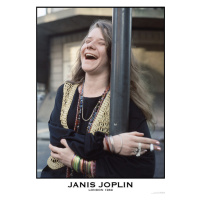 Plakát, Obraz - Janis Joplin - London 1969, 59.4 × 84 cm