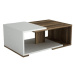 VerdeDesign Moderno konferenční stolek, bílá/ořech