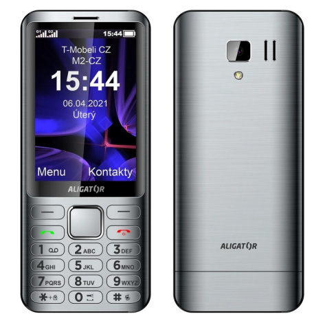 Aligator D950 dual SIM stříbrný