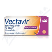 Vectavir tónovaný krém na opary 10mg/g crm.1x2g