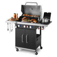 GRILLMEISTER Plynový gril 14,4 kW, 3 + 1