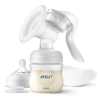 Philips AVENT Odsávačka mateřského mléka manuální + VIA 180 ml 5 ks