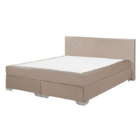 BELIANI postel CONSUL 160 × 200 cm, béžová