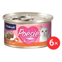 Vitakraft Cat mokré krmivo Poésie Mousse kachna 6 × 85 g