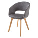 LuxD Designová židle Colby šedá - Skladem