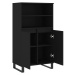 vidaXL Skříň highboard černá 60 x 36 x 110 cm kompozitní dřevo