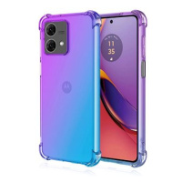 TopQ Kryt Motorola Moto G84 5G Shock duhový fialovo-modrý 120945