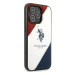 US Polo USHCP14LPSO3 hard silikonové pouzdro iPhone 14 PRO 6.1" white Tricolor Embossed