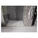 MEXEN/S Velar posuvné sprchové dveře 140, transparent, zlatá 871-140-000-01-50