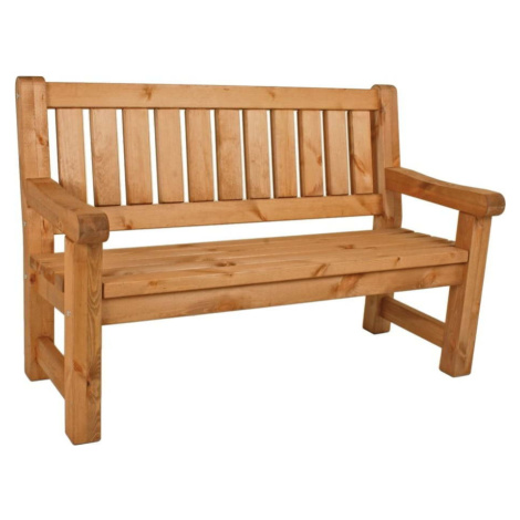 Hnědá dřevěná zahradní lavice Allgäu – Garden Pleasure