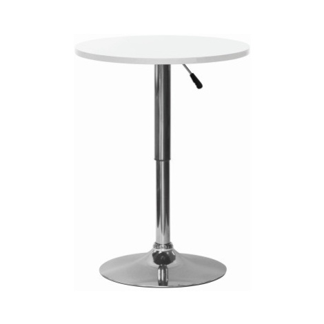 Kulatý barový stůl Laurent 60 cm, bílý Asko