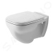 DURAVIT D-Code Závěsné WC, ploché splachování, alpská bílá 22100900002