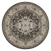 Nouristan - Hanse Home koberce Kruhový koberec Mirkan 104439 Cream/Brown - 160x160 (průměr) kruh
