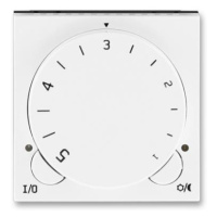 ABB Levit termostat otočný 3292H-A10101 01 bílá/ledová bílá