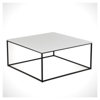 Kalune Design Konferenční stolek Poly 75 cm bílý II