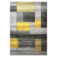 Šedo-žlutý koberec Flair Rugs Cosmos, 120 x 170 cm