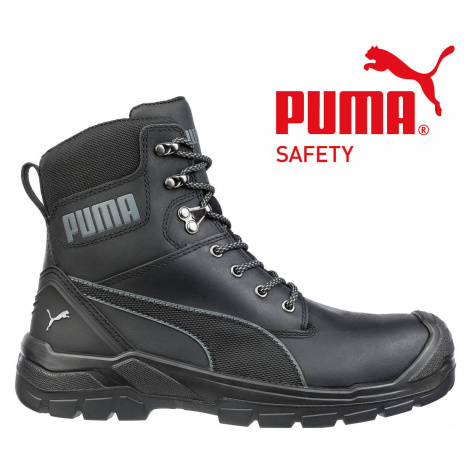 Bezpečnostní zateplená kotníková obuv PUMA Conquest BLK CTX High S3 PUMA Safety