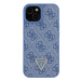 Guess hard silikonový obal iPhone 15 6.1" Blue Crossbody 4G Diamond Triangle