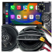 Android 2 Din Bluetooth Dotyk Carplay Kamera Reproduktory