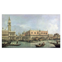 Obrazová reprodukce The Molo and the Piazzetta San Marco, Venice, (1697-1768) Canaletto, 40 × 22