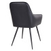 Norddan Designová jídelní židle Gracelyn, černá