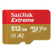 SanDisk Micro (SDXC) SanDisk Extreme 512GB 190MB/s UHS-I U3 + SD adaptér - SDSQXAV-512G-GN6MA