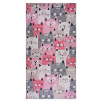 Růžový dětský koberec 160x230 cm Silly Cats – Vitaus