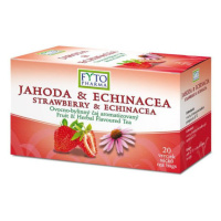 Fytopharma Ovocno-bylinný čaj jahoda & echinacea 20x2 g