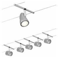 PAULMANN Lankový systém Cup základní sada GU5,3 max. 5x10W 230/12V matný chrom/chrom