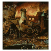 Obrazová reprodukce Hell, Hieronymus (school of) Bosch, 40x40 cm