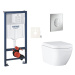 Závěsný wc set do lehkých stěn / předstěnová montáž Grohe Euro Ceramic SIKOGRSEUSAP00