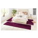 Hanse Home Collection koberce Kobercová sada Nasty 102368 Blackberry - 3 díly: 70x140 cm (2x), 7