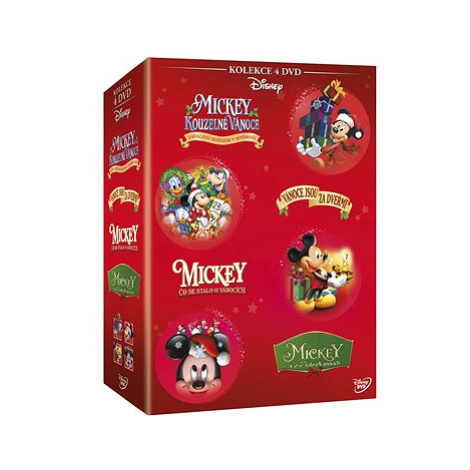 Vánoční Mickey - kolekce (4DVD) - DVD