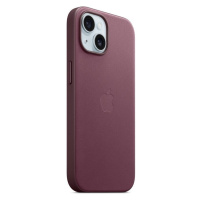 Zadní kryt Apple FineWoven MT3E3ZM/A vč. MagSafe pro Apple iPhone 15, mulberry