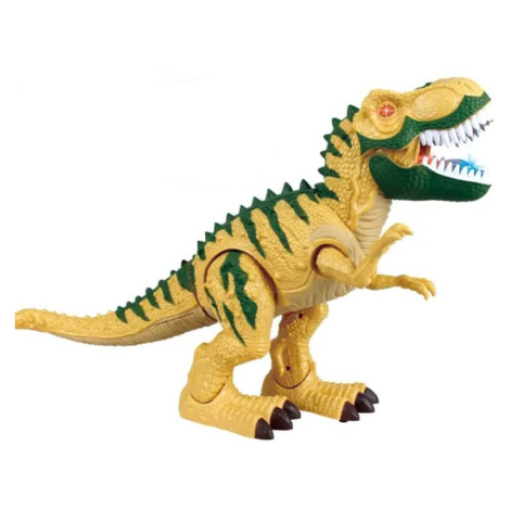 Dinosaurus chodící s efekty 50 cm béžovo-zelený Wiky
